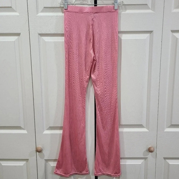 Poster Grl Size XS Disco‎ Pants Festival Rave Pink Shimmer Barbiecore Dolls Kill - Picture 4 of 11